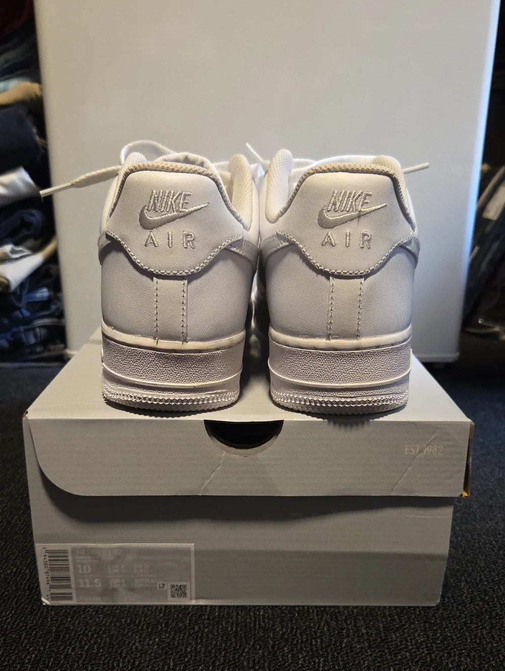 Nike Air Force 1 Low Top White Leather